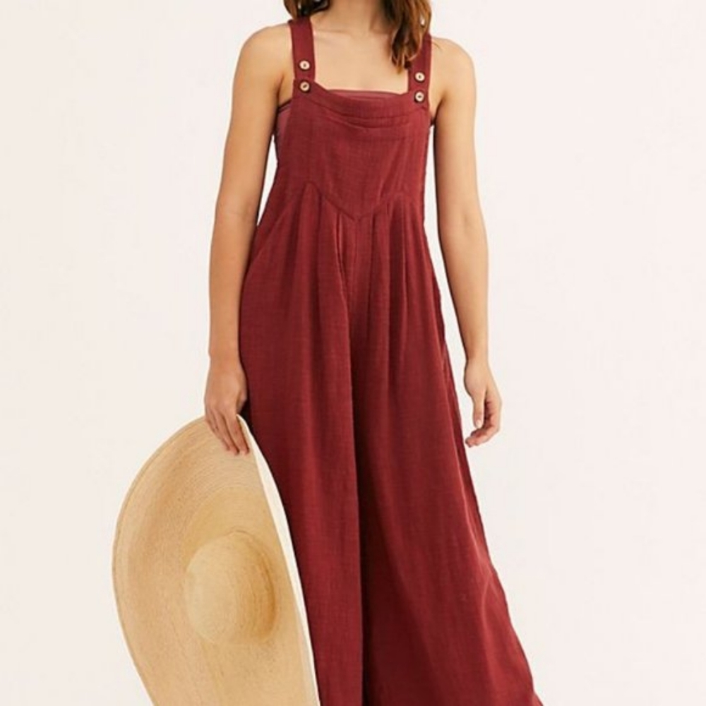 Free People sun-drenched overalls